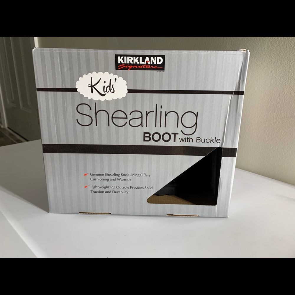 Kirkland signature kids shearling boots